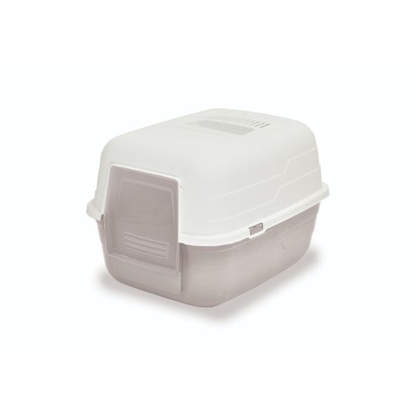 PETMAX Toalet za mačke Practic svetlo sivi - 15297