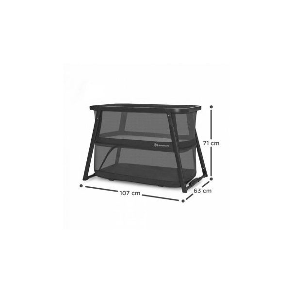KINDERKRAFT Prenosivi krevetac Sofi plus 4u1, siva - 155269