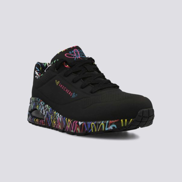 SKECHERS Patike uno loving love w - 155506-BBK