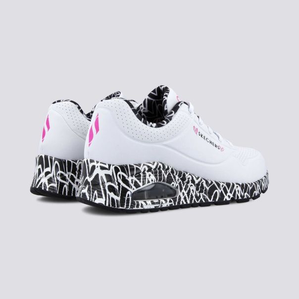 SKECHERS Patike uno loving love w - 155506-WBK