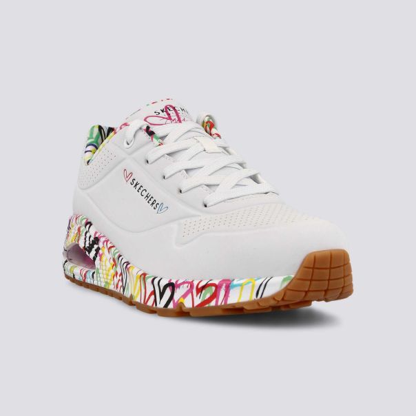 SKECHERS Patike uno loving love w - 155506-WHT