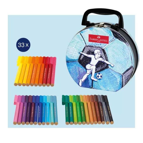FABER CASTELL Flomasteri set koferče Soccer 1/33 - 155538