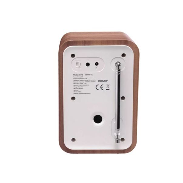 DENVER Radio sat DAB-48 RADIO FM WHITE - 155830