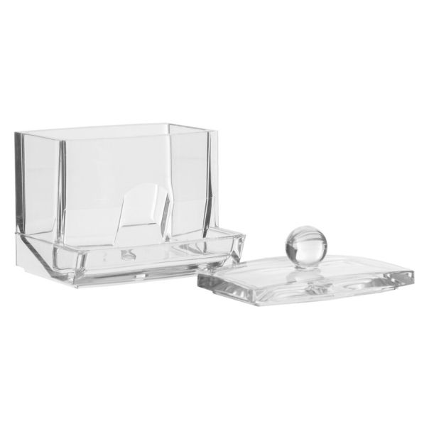 FIVE Kutija za štapiće za uši Selena 9,3X8,1X9,9 cm prozirna - 155904