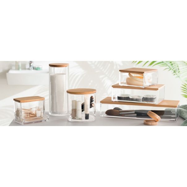 FIVE Kutija za vatu Selena 7,5X20 cm prozirna - 155905