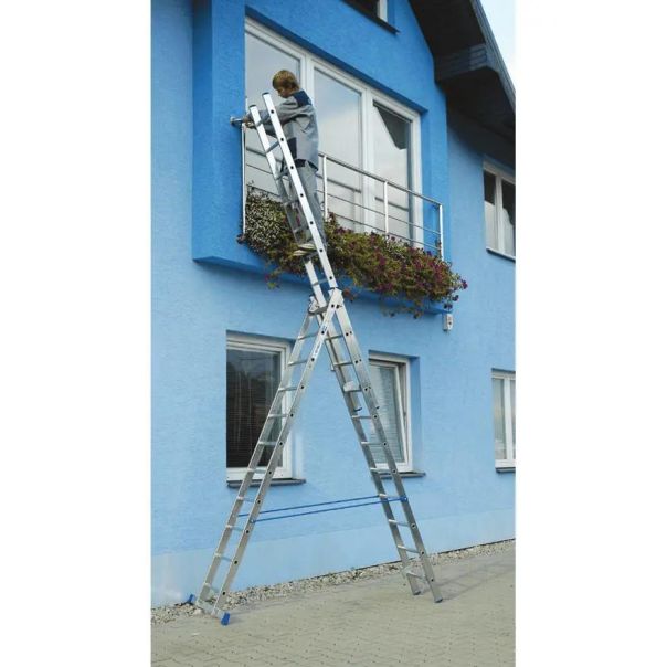 ELKOP Trodelne Aluminijumske Merdevine 3x11 - 6,3m - 1568-1
