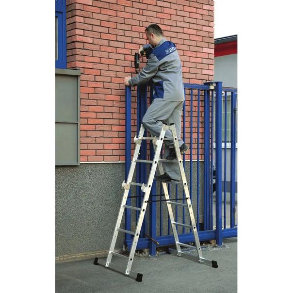 ELKOP Mini Aluminijumska Skela 2x6 - 3m HPP650 - 1570-1