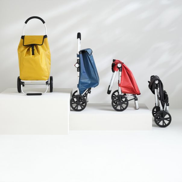 FIVE Kolica za kupovinu 44,5x37x98cm al/pes crna - 157394