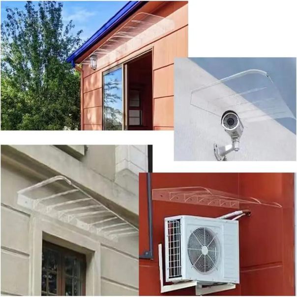 SUPERGARDEN Nevidljiva Nadstrešnica 50x50cm Providna - 1577-1-1