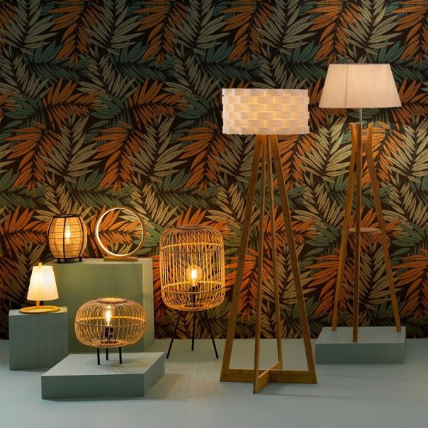 ATMOSPHERA Stona lampa Pita 26.5x20cm bela - 157706