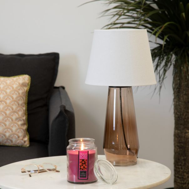 ATMOSPHERA Mirisna sveća od voska  u staklenoj posudi 10x14.5cm malina - 157747E