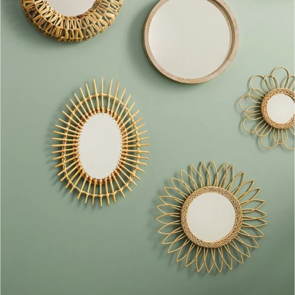 ATMOSPHERA Ogledalo 50x2cm mdf/staklo bež - 158214