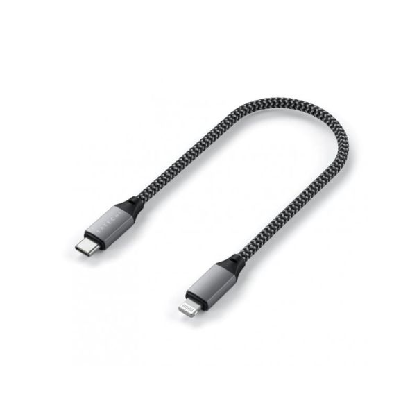 SATECHI USB-C na Lightning, 0.25m, siva - 158419