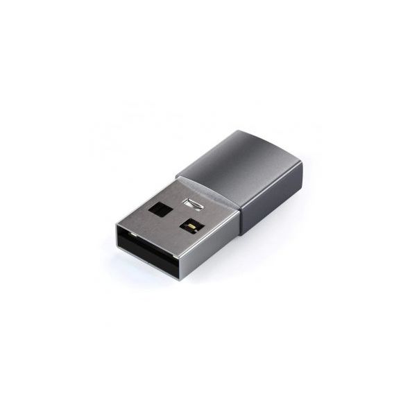 SATECHI Adapter aluminum Type-A to Type-C, siva - 158603