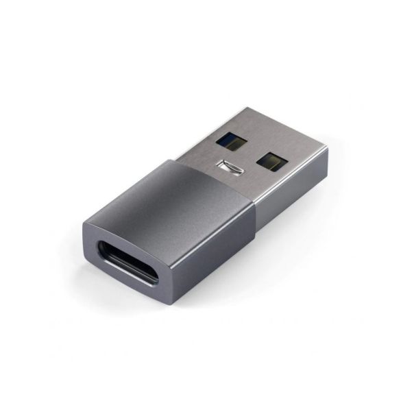 SATECHI Adapter aluminum Type-A to Type-C, siva - 158603