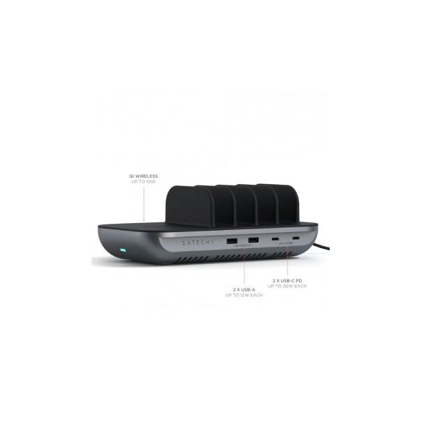 SATECHI Punjač Dock 5 Multi, siva - 158774