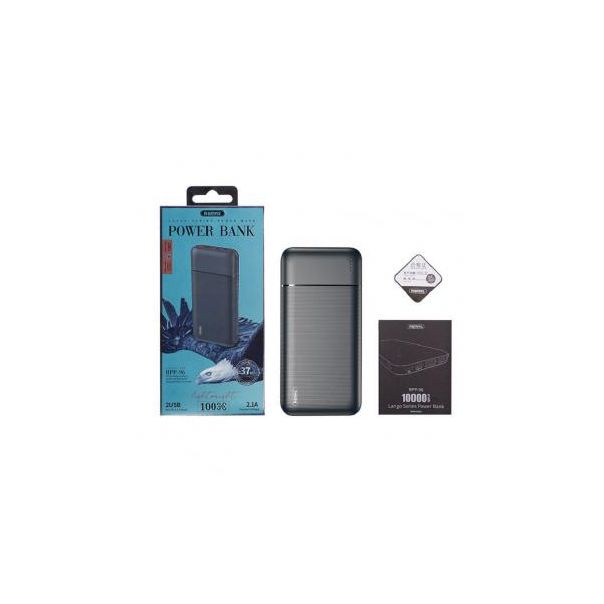 REMAX Power bank Lango RPP-96 2USB 10000mAh, crna - 158847-1