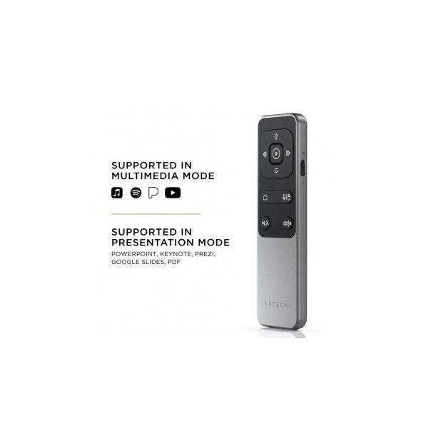 SATECHI Daljinski upravljač R2 Bluetooth, siva - 159100