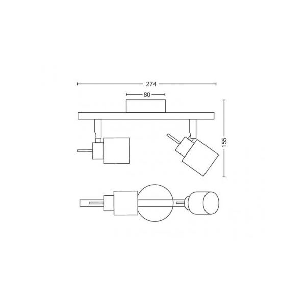 PHILIPS Meranti Spot ugradna reflektorska svetiljka (18760) - 159133