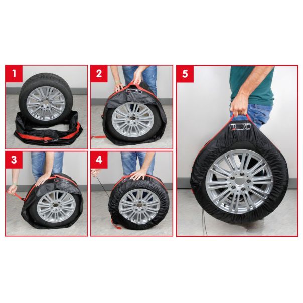 LAMPA ACCESSORIES Navlaka za čuvanje auto guma set 4kom 13-19