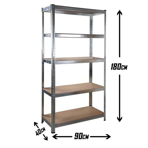 SuperHome 180x90x40cm 175Kg Metalna Montažna Polica - 1597