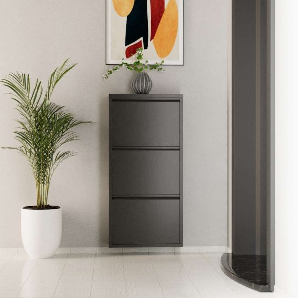 HANAH HOME Cipelarnik Metal, antracit - EP3056529