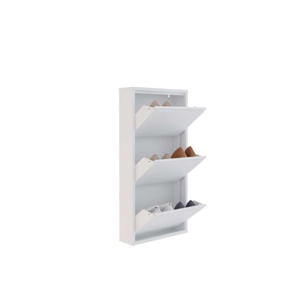 HANAH HOME Cipelarnik Metal, bela - EP3056532