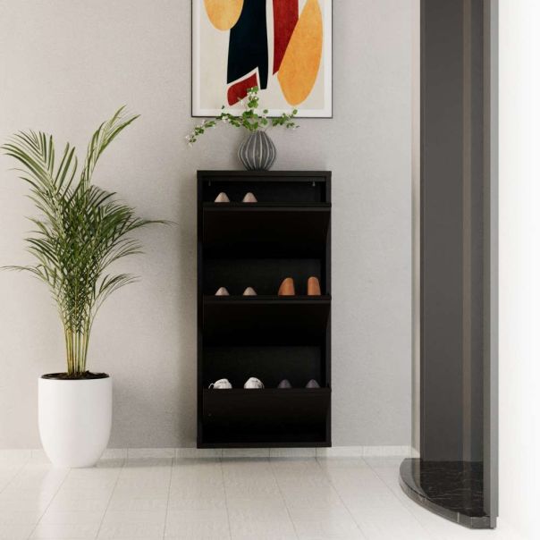 HANAH HOME Cipelarnik Metal, crna - EP3056535