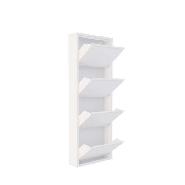 HANAH HOME Cipelarnik Metal, bela - EP3056538