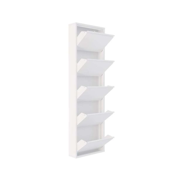 HANAH HOME Cipelarnik Metal, bela - EP3056544
