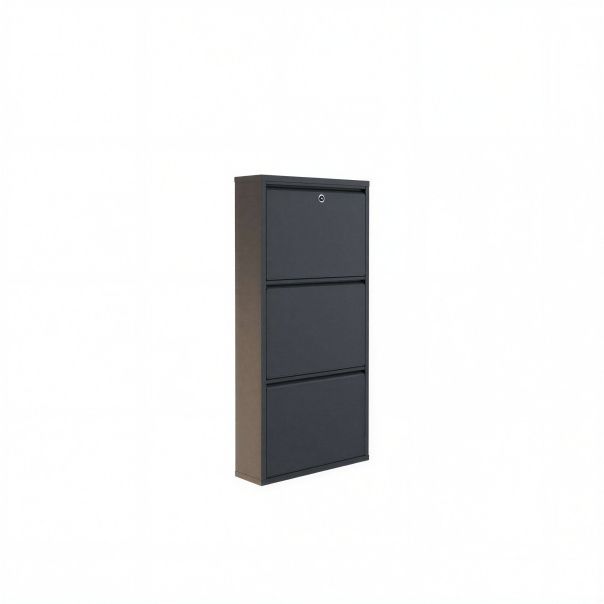 HANAH HOME Cipelarnik Locking Metal, antracit - EP3056547