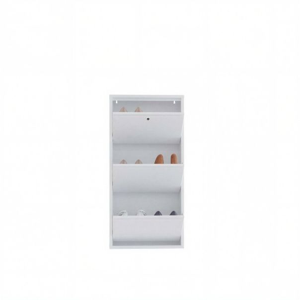 HANAH HOME Cipelarnik Locking Metal, bela - EP3056550