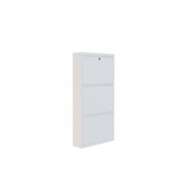 HANAH HOME Cipelarnik Locking Metal, bela - EP3056550