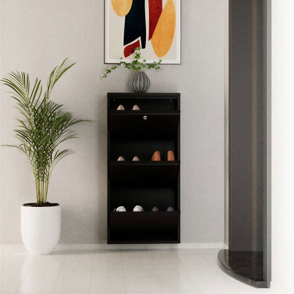HANAH HOME Cipelarnik Locking Metal, crna - EP3056553