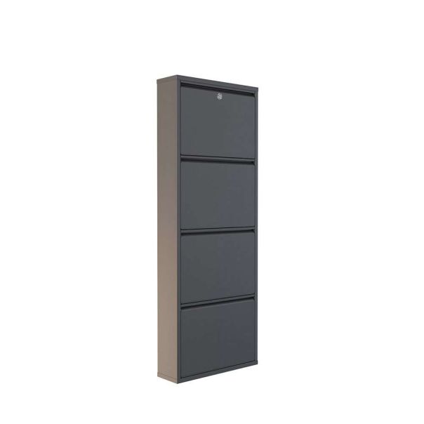 HANAH HOME Cipelarnik Locking Metal, antracit - EP3056556