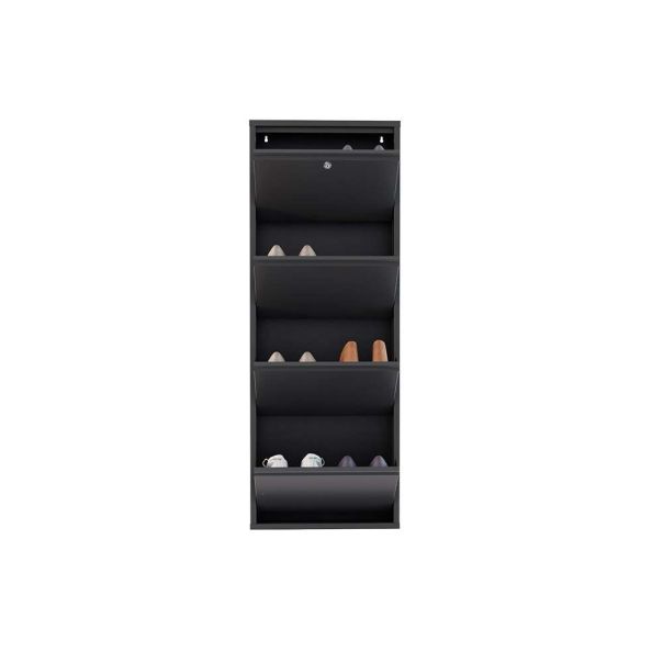HANAH HOME Cipelarnik Locking Metal, antracit - EP3056556