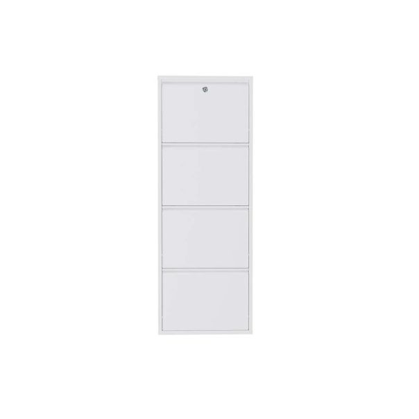 HANAH HOME Cipelarnik Locking Metal, bela - EP3056559
