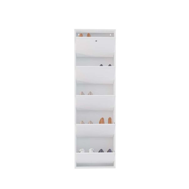 HANAH HOME Cipelarnik Locking Metal, bela - EP3056565