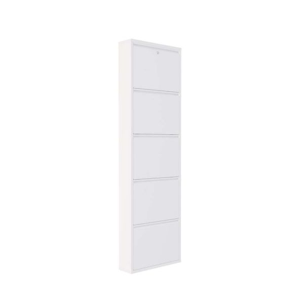 HANAH HOME Cipelarnik Locking Metal, bela - EP3056565