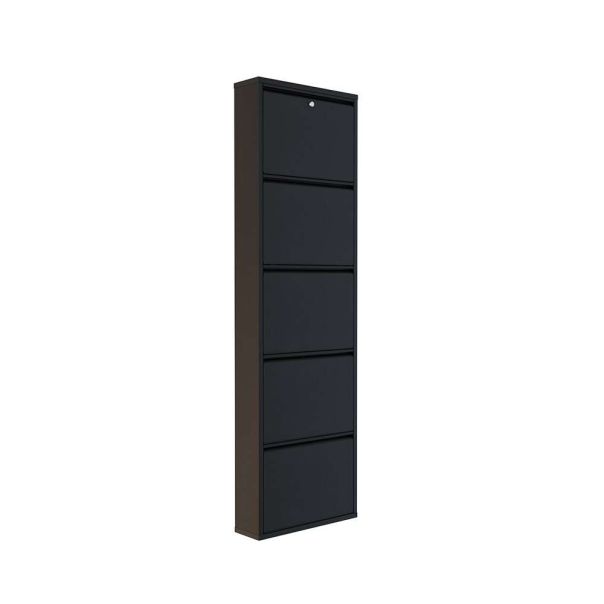 HANAH HOME Cipelarnik Locking Metal, crna - EP3056568