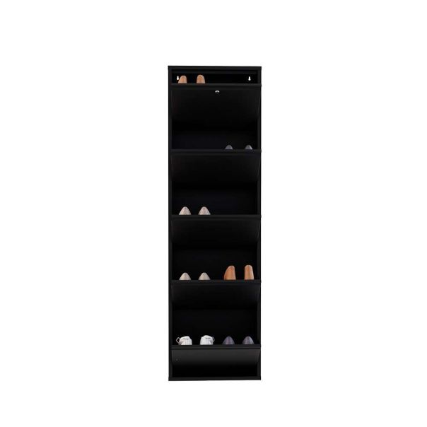 HANAH HOME Cipelarnik Locking Metal, crna - EP3056568