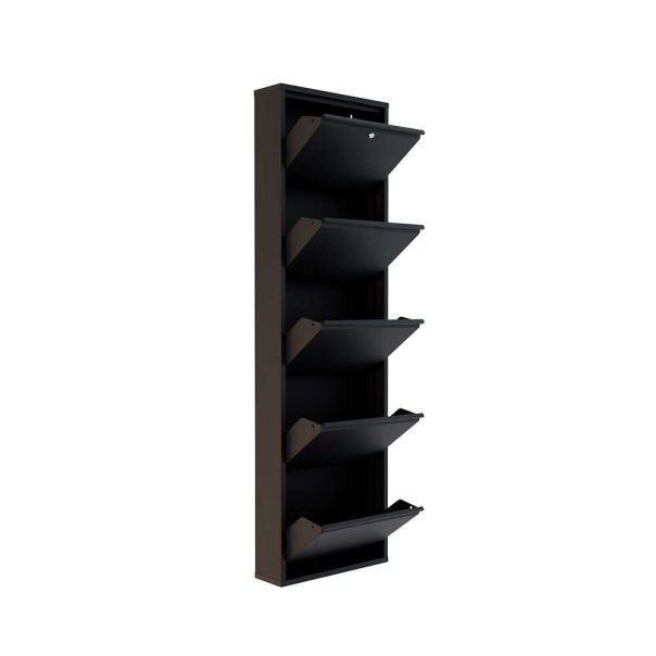 HANAH HOME Cipelarnik Locking Metal, crna - EP3056568