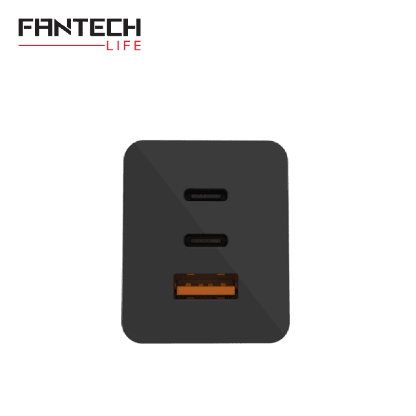 FANTECH Kućni punjač CWG301 2xPD + QC 65W, crna - EP2832605