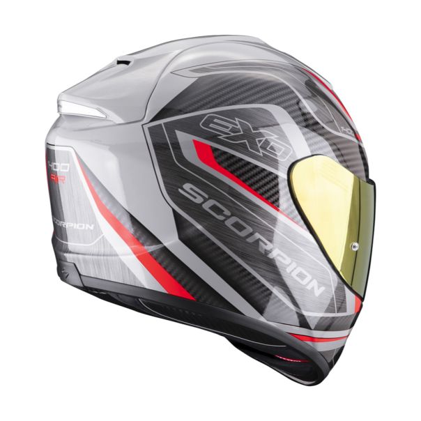 SCORPION Exo-1400 evo air attune gray black red - 15SCO114298299