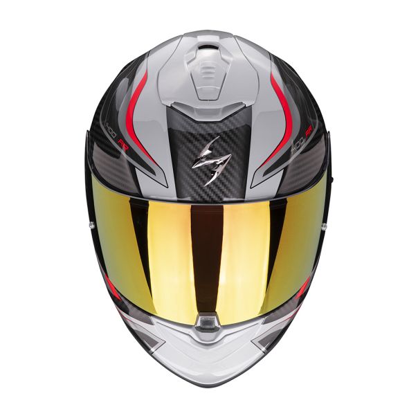 SCORPION Exo-1400 evo air attune gray black red - 15SCO114298299