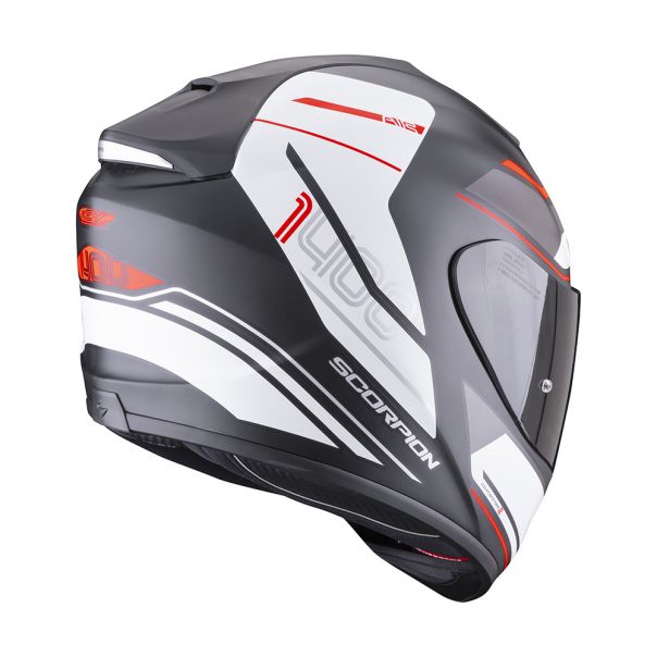 SCORPION Exo-1400 evo air vittoria matt black white - 15SCO114384227