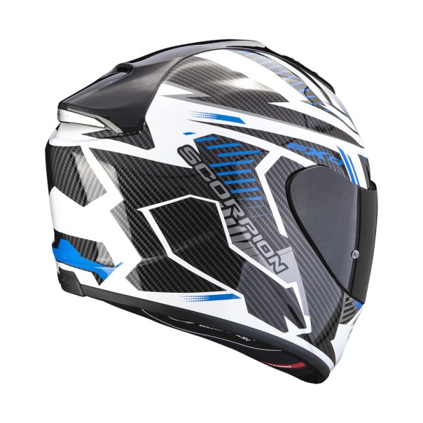 SCORPION Exo-1400 evo air shell white blue - 15SCO11440174