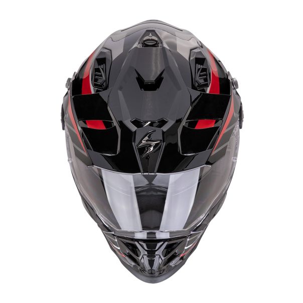 SCORPION Adf-9000 air feat black-silver-red kaciga - 15SCO184472163