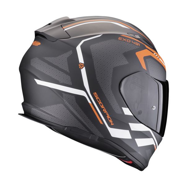 SCORPION Exo-491 kripta matt black orange - 15SCO48450333