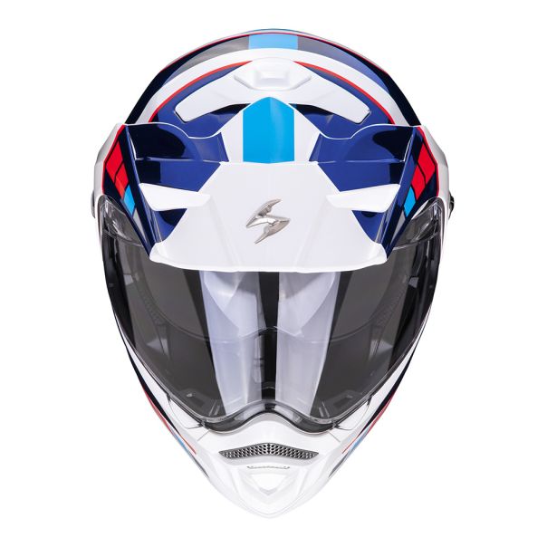 SCORPION Adx-2 camino pearl white blue red kaciga - 15SCO89399236